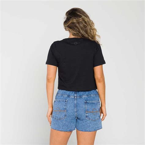 Buh Cropped Buh Slim Hot Fix Mix Preto