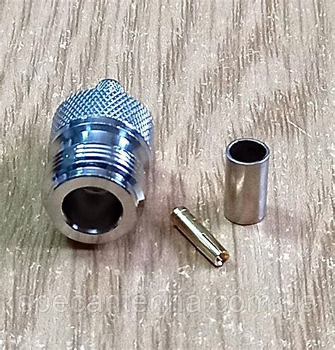Купить Разъем N-female (гнездо, мама) под кабель RG-58, Crimp (обжим ...