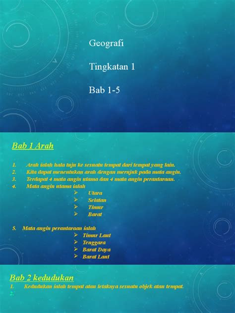 Geografi Tingkatan 1 Revision Pdf