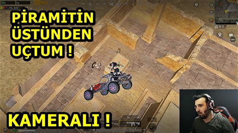 PİRAMİTİN ÜSTÜNDEN UÇTUM EFSANE MAÇ KAMERALI ONE MAN SQUAD PUBG