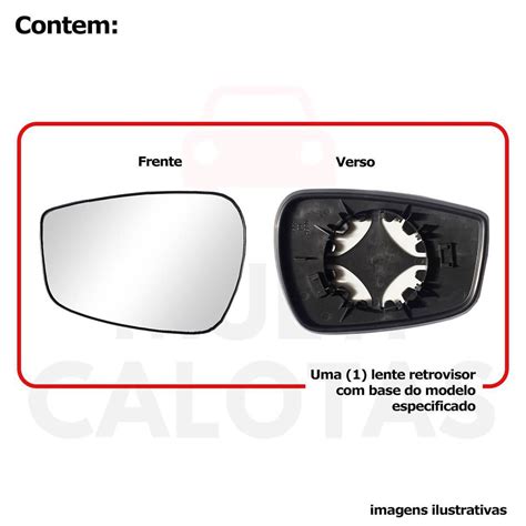 Lente Retrovisor Esquerdo Hyundai Hb No Shoptime