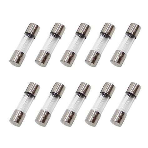 100pcs 7a 250v Fuses 7 Amp Fast Blow Fuse 5 X 20mm F7al250v Glass Tube