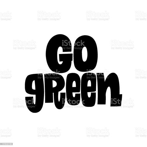 Go Green Stock Illustration Download Image Now Art Banner Sign