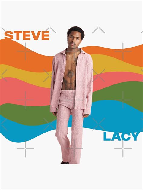 Wavy Steve Lacy Sticker By Darcydaaquarius Redbubble