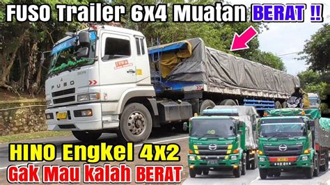 Trailer Muatan Berat Hino Sg Sg Fuso Ud Quester Gwe