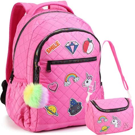 Kit Mochila Infantil Escolar Para Meninas Lancheira Estojo