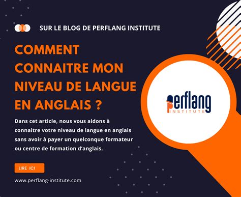 Comment Conna Tre Mon Niveau De Langue En Anglais Perflang Institute