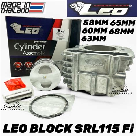 LEO RACING 100 ORIGINAL LINER BLOCK SRL115 FI 57MM 60MM 63MM 65MM 68MM