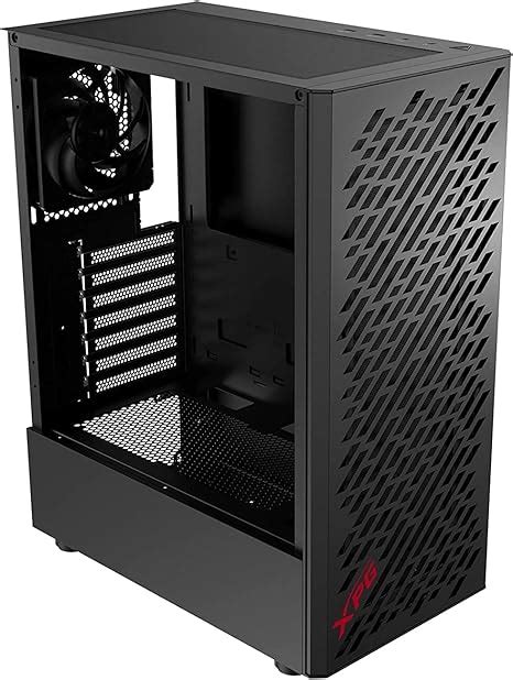 Xpg Valor Air Black Mid Tower Chassis Kit Includes Vento Fans