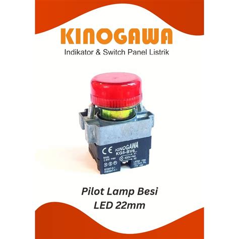 Jual Pilot Lamp Led Mm V Merah V V Lay Metal Body Lampu