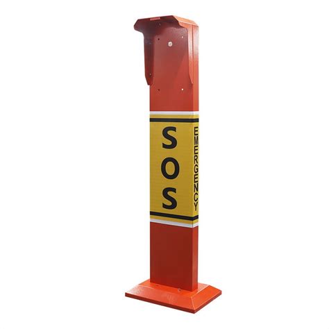 Roadside Voip Emergency Telephone Pillar Impact Resistant Vandal Proof Sos