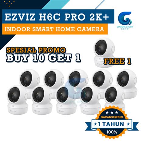 Jual Ezviz H6c Pro 2K 4MP Smart Home Camera CCTV Kota Surabaya