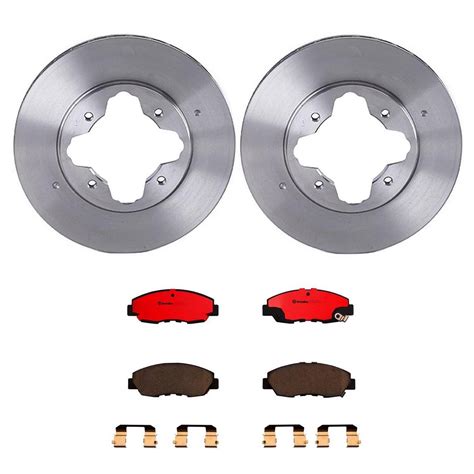 Honda Acura Disc Brake Pad And Rotor Kit Front 259mm Ceramic