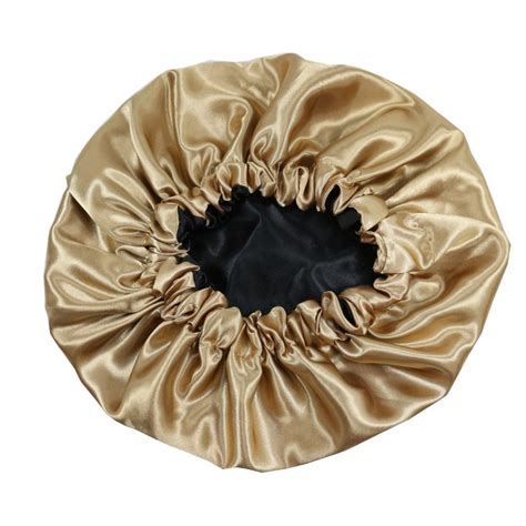 Bonnet de soins des cheveux chimiothérapie doubles couches en satin