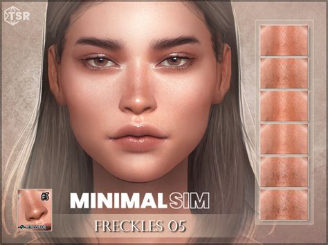 Minimalsim Freckles Ts Sims Historychallengecc On Tumblr