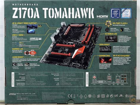 Обзор и тестирование материнской платы Msi Z170a Tomahawk Страница 1