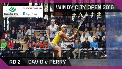 Squash David V Perry Windy City Open 2016 Women S Rd 2 Highlights