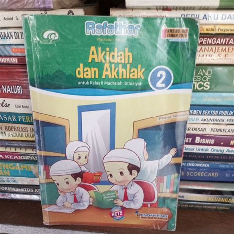 Jual Buku Aqidah Akhlak Untuk Madrasah Ibtidaiyah Kelas 2 Shopee