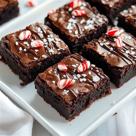 Peppermint Hot Cocoa Brownies