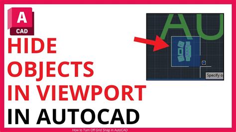 How To Hide Objects In Viewport In Autocad Quick Guide Youtube