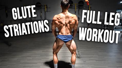 GETTING STRIATED GLUTES FULL LEG WORKOUT YouTube