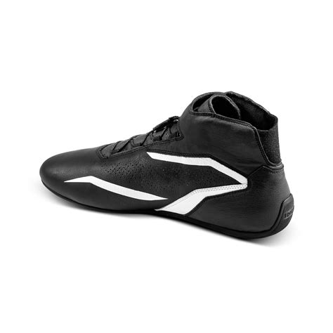 Sparco Formula My Racing Shoes Black Fia White Black Shoes