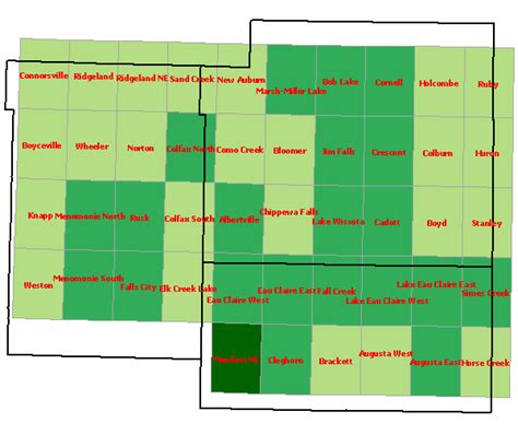 WBBA, Region 10 Quad Map