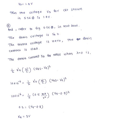 Solved Fig5 56 For Each Of The Circuits In Fig P5 56 Find The