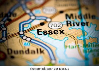 Essex Maryland Usa On Map Stock Photo 1564958872 | Shutterstock