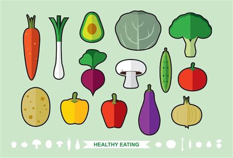 Premium Vector Fruits And Vegetables Vector Illustration Design