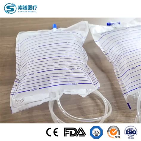 Sunton Leg Bag Catheter China Manufacturers Disposable Sterilize Urine