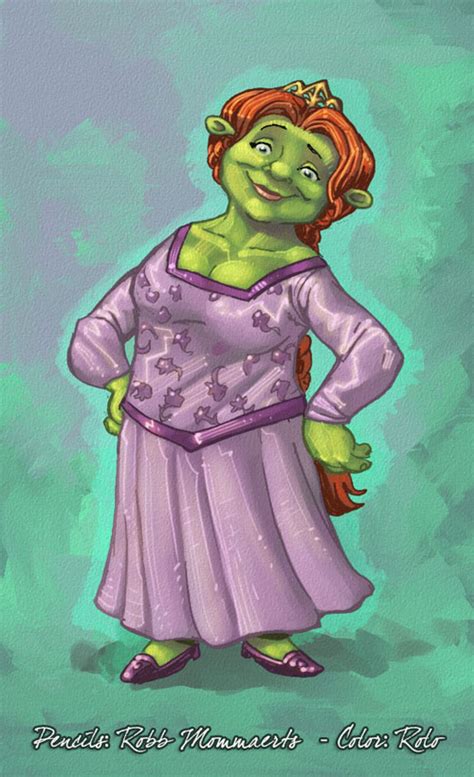 Rolando Mallada Artblog: Shrek Characters.