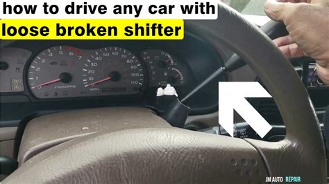 How To Drive A Car Or Truck With A Loose Broken Shifter Stuck In Park Drive Reverse Youtube