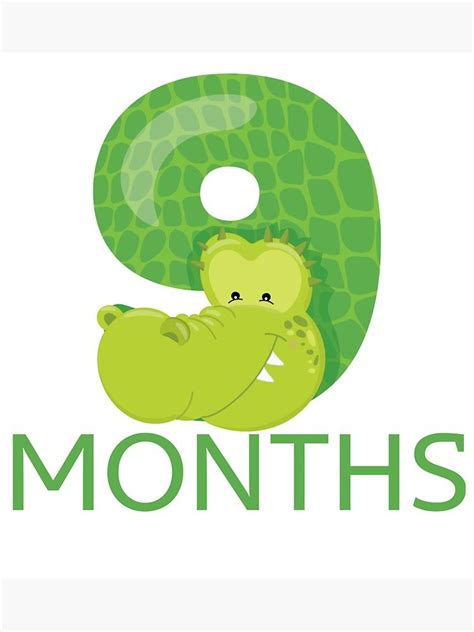 9 Months Baby Safarijungle Milestone Sticker By Alaskagirl Baby