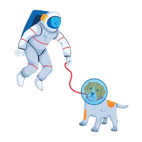 Trendy Astronaut Dog 28570244 Vector Art at Vecteezy