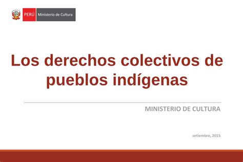 PDF Los derechos colectivos de pueblos indígenas PDFSLIDE NET