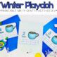 Winter Activities Math Centers Hot Cocoa Playdough Mats Counting