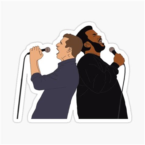 Jake Peralta And Doug Judy Karaoke Sticker For Sale By Emmatams