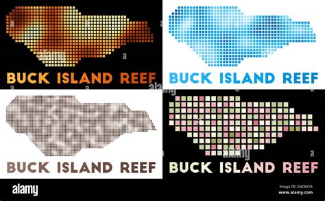 Buck Island Reef Map Collection Of Map Of Buck Island Reef In Dotted