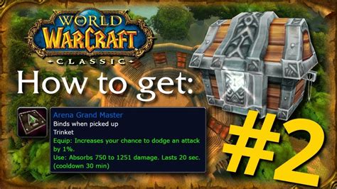 The Arena Grand Master Trinket How To Get It In Classic World Of Warcraft Pvp Trinkets Ep 2