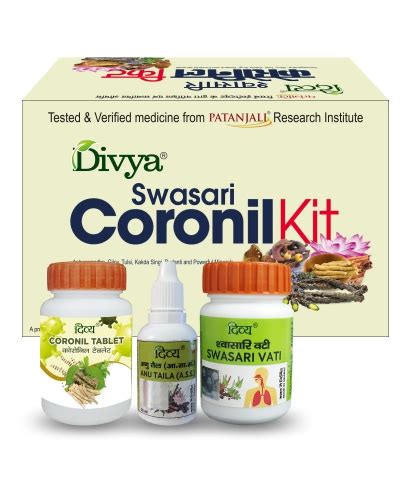 Patanjali Divya Swasari Coronil Kit - Indian Ayur