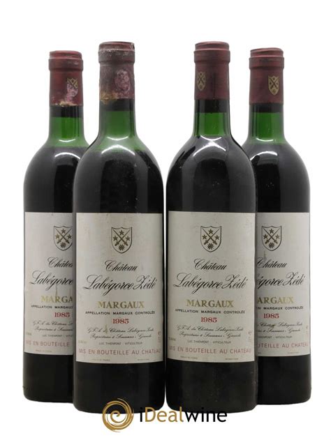 Acheter Château Labegorce Zédé Cru Bourgeois 1985 lot 6785