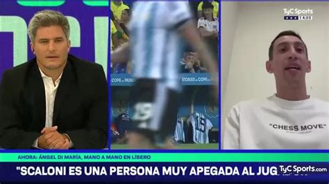 Ángel Di María Y Sus Sensaciones Con La Continuidad De Lionel Scaloni