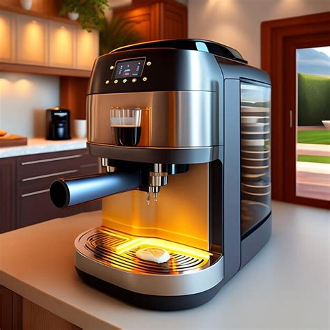 Premium AI Image | Automatic coffee machine in kitchen