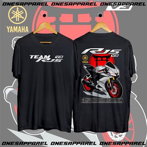 Men S And Women S Motorcycle T Shirt Yamaha R15 V3 Sunmori Premium