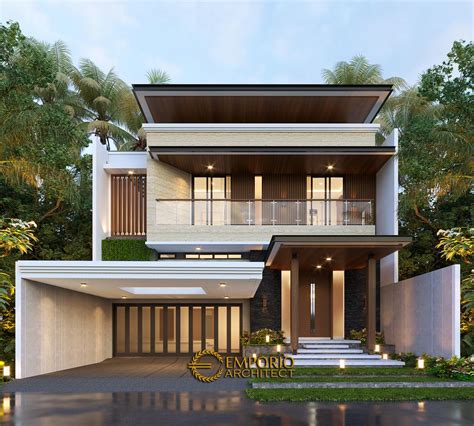 Desain Tampak Depan 3 Rumah Modern 25 Lantai Bapak Husein Di Solo