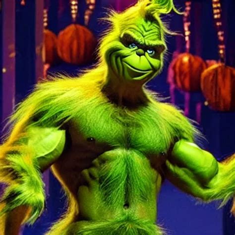 The Grinch Is A Jacked Muscle Builder Gigachad Stable Diffusion