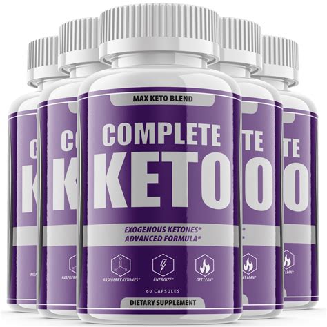 5 Pack Complete Keto Keto Complete Diet Pills Capsules Supplement