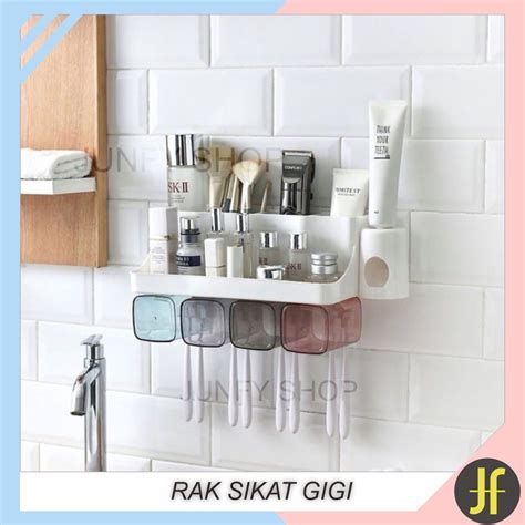 Jual J500 Rak Sikat Gigi Rak Kamar Mandi Tempat Dispenser Odol