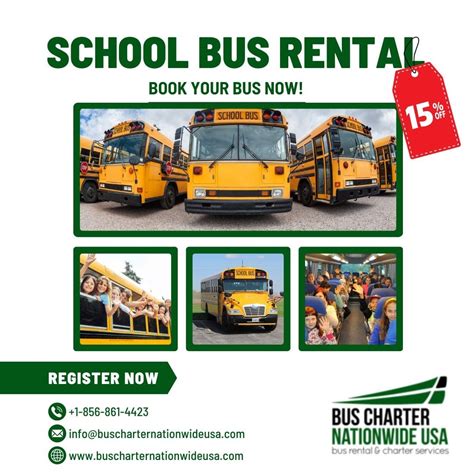 Book A School Bus Rental Bus Charter Nationwide Usa